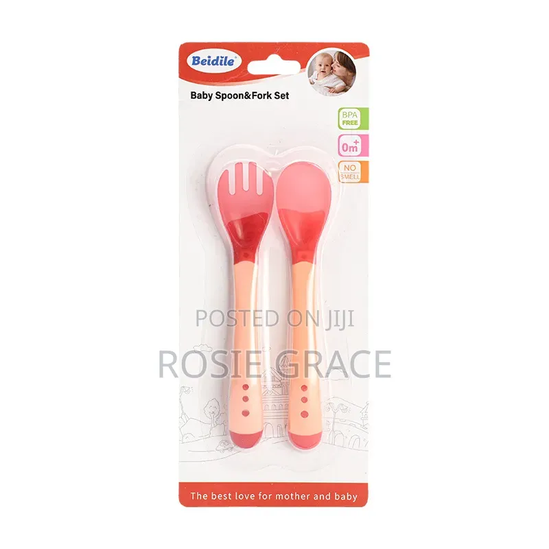 Silicone Spoon and Fork Set