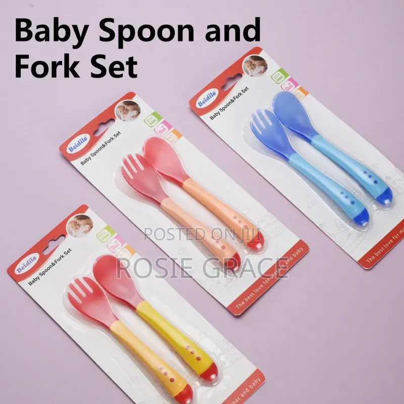 Silicone Spoon and Fork Set