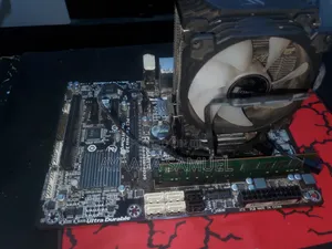 Gigabyte B85m 4thgen Motherboard Corei5+ 8gb Ram+Rgb Cpu Cooler
