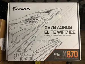Gigabyte X870 Aorus Elite Wifi7 Ice Amd Am5 Lga 1718 Motherboard, Ddr5
