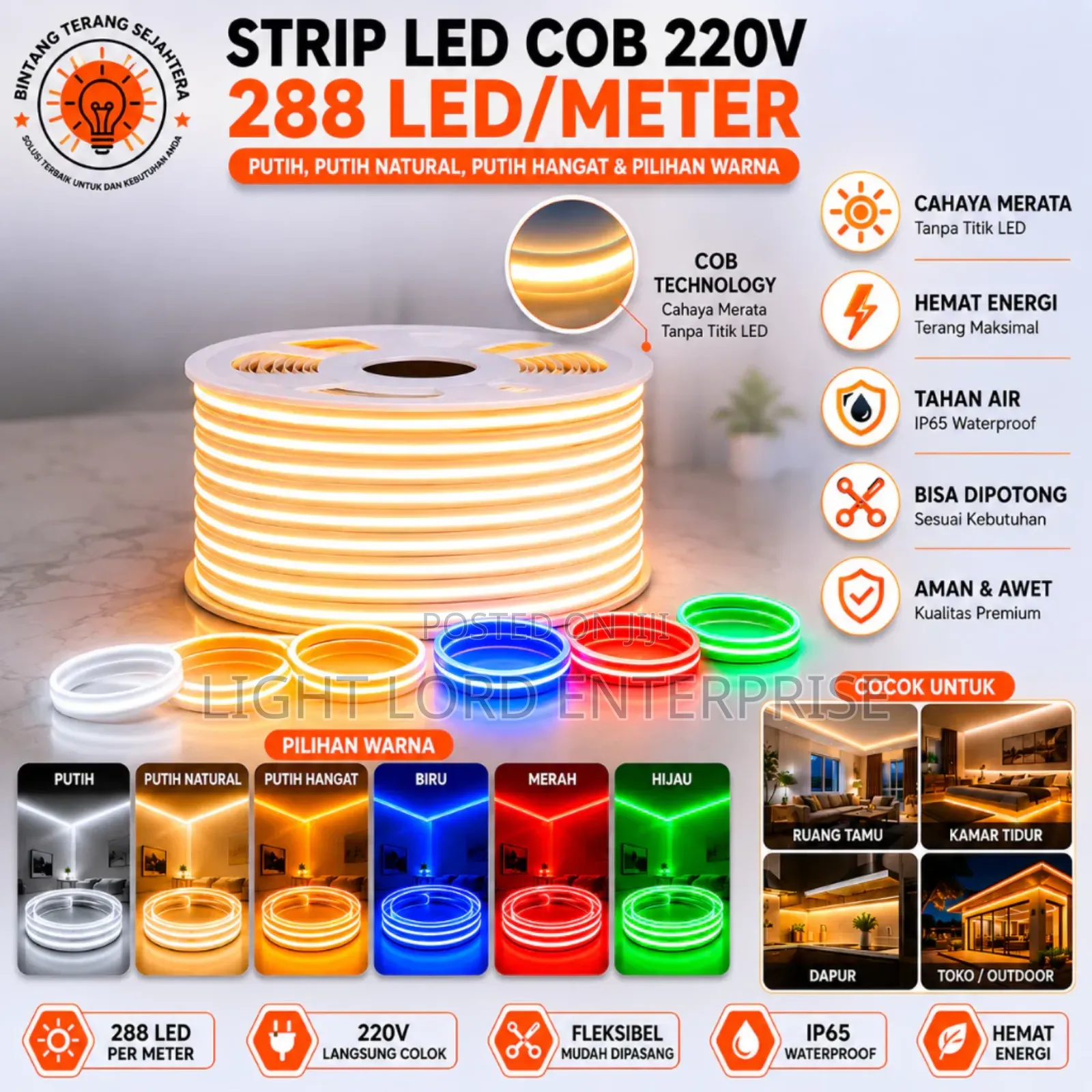 Alakk 240v Neon Led Light 10meters