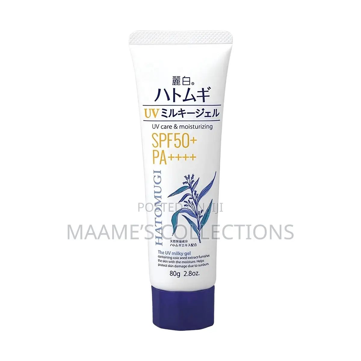 Hatomugi Uv Care Sunscreen Moisturizing Spf50+ Pa+ 80g