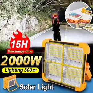 Premium Rechargeable Solar 4800mah Led Flashlight