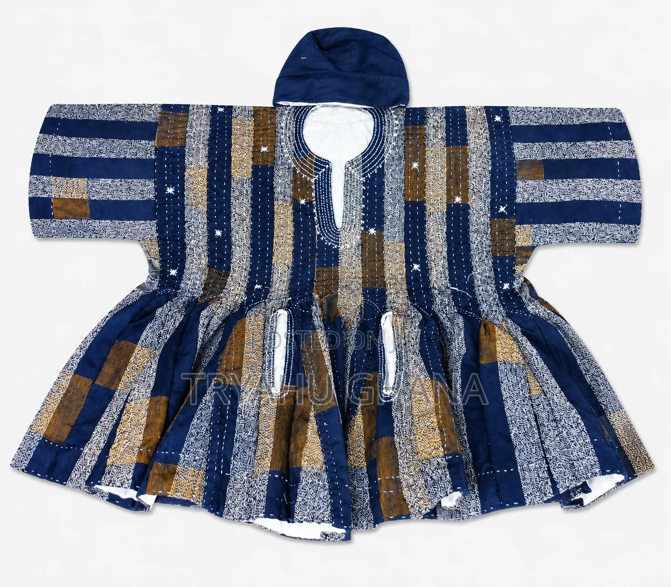 Premium Men's Fugu Smock – Best Traditional Men's Ghanaian Wear Shop