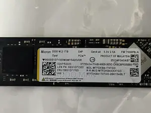 1tb Micron 3500 Nvme SSD