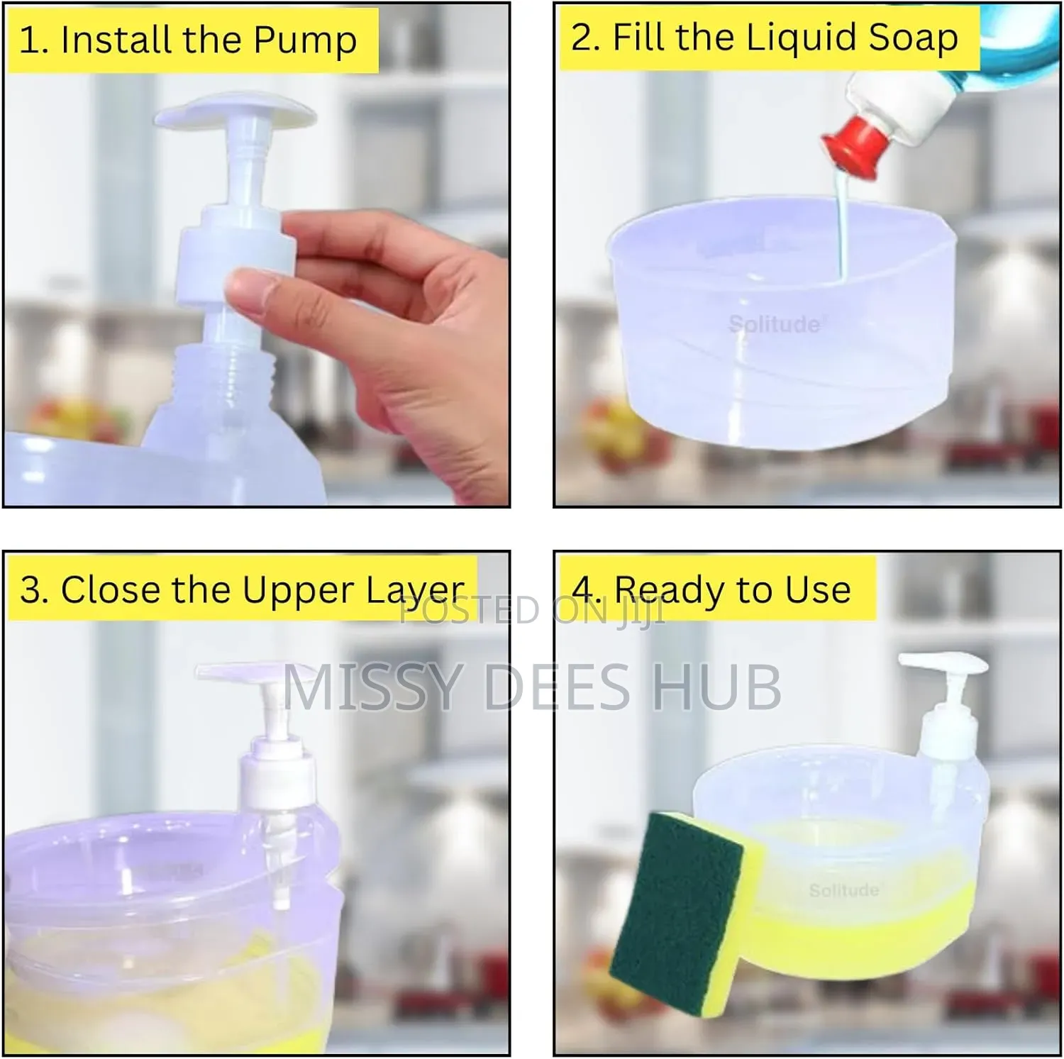 2in1 Liquid Soap Dispenser