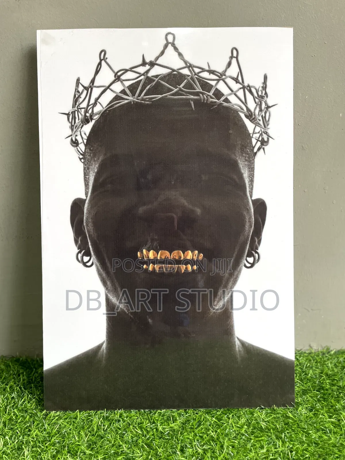 Luxury Kaws-Inspired Glass Art Frame(Modern Wall Decor) Picture Frame