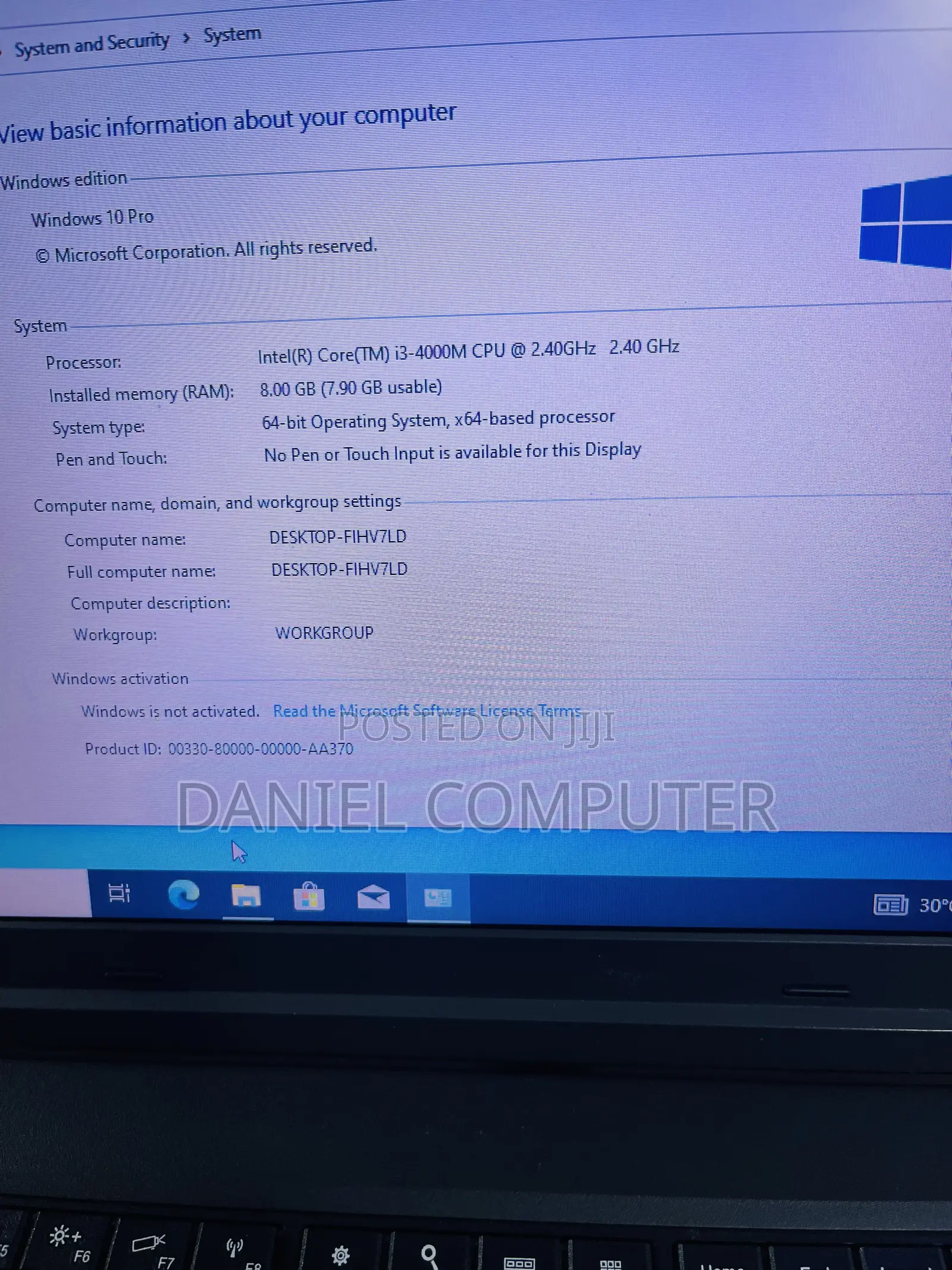 Laptop Lenovo ThinkPad L540 8GB Intel Core i3 HDD 500GB