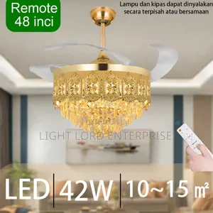 42watts Led Chandelier Fan Light 3color