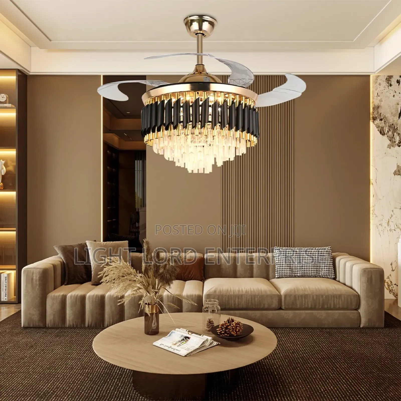 Bellagio Chandelier Ceiling Fan 48inches