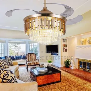 Priwillss Ceiling Fan With Light Chandelier