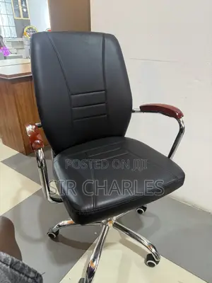 Leather Swivel Office Chair