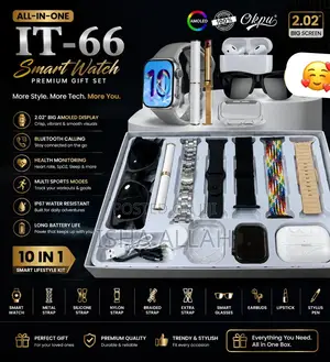 Watch, Smart Sunglasses. It-66 Smart Watch All-in-One Gift Set