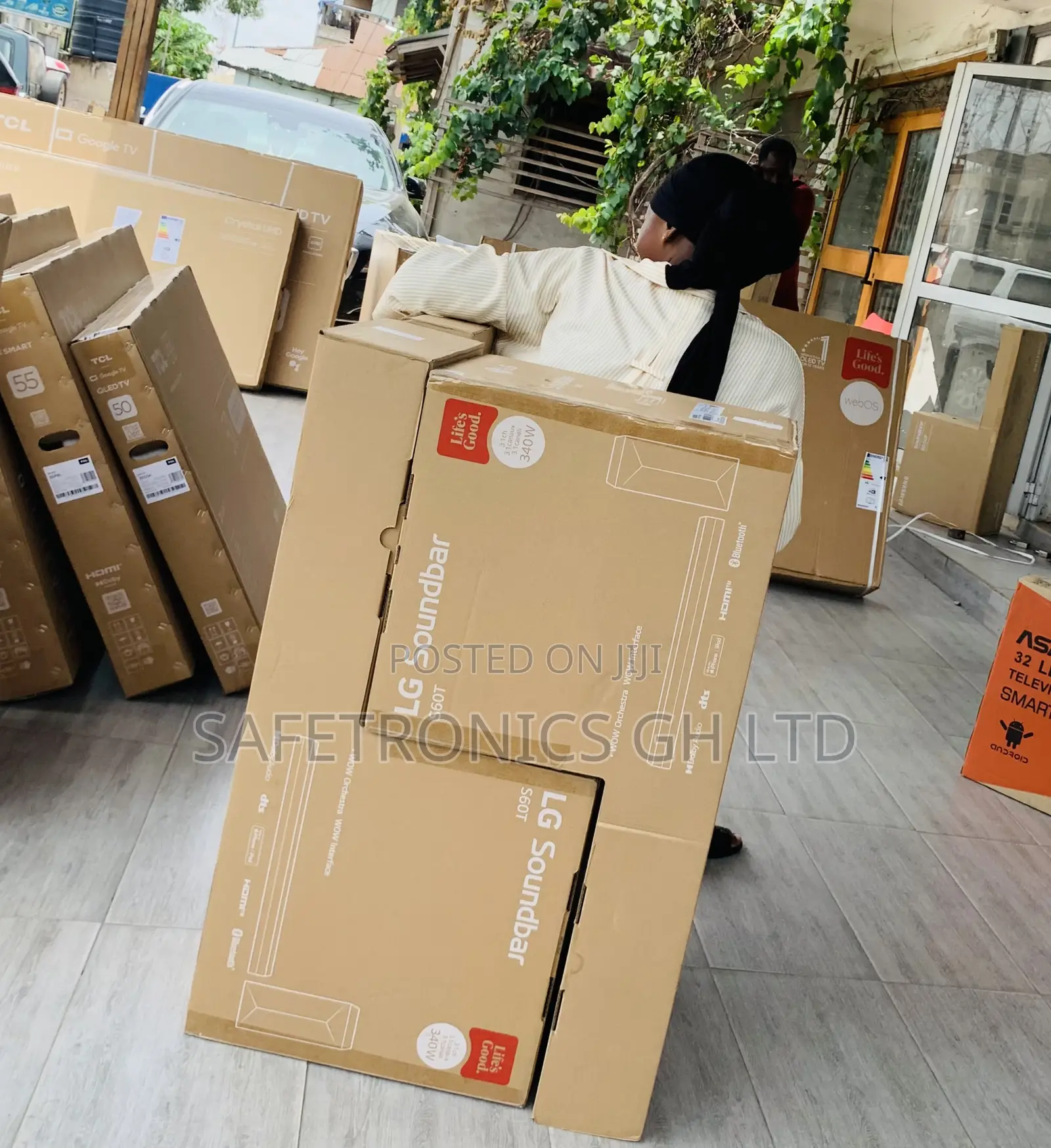 Sealed in Box Black Lg S60t 340w 3.1ch Sound Bar System