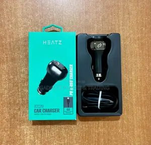 Heatz Dual Ports 36w Type-C Fast Car Charger - Zcc26
