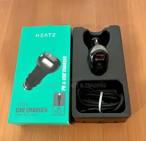 Heatz Dual Ports 36w Type-C Fast Car Charger - Zcc26
