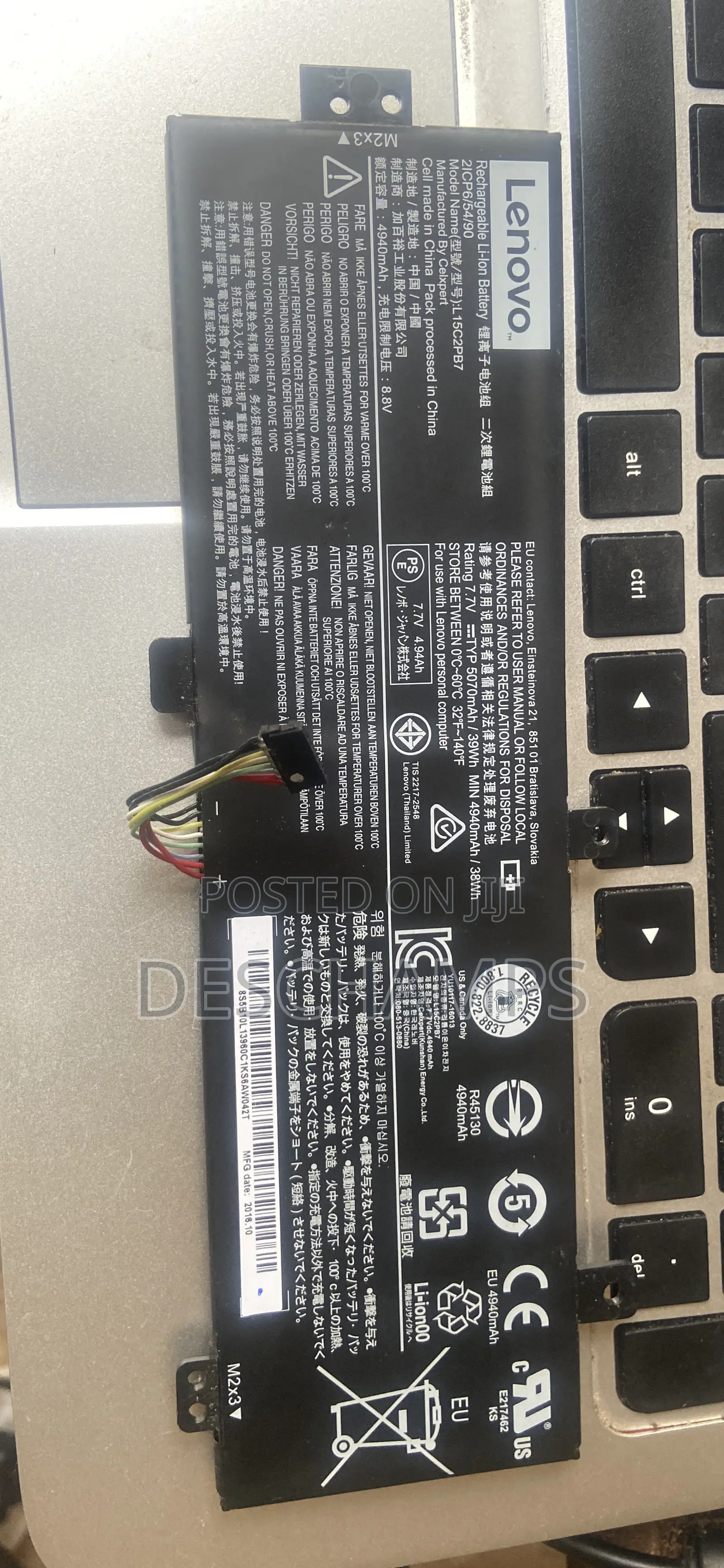 Lenovo L15c2pb7 Laptop Battery