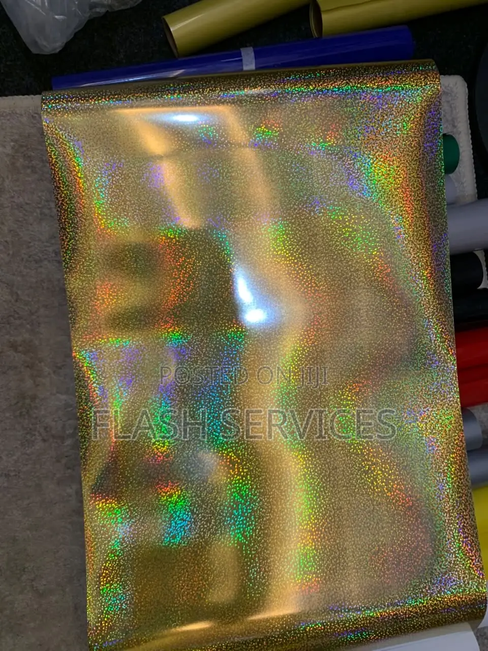 Glitter Holographic Heat Transfer Vinyl (Roll 30cm*50cm)