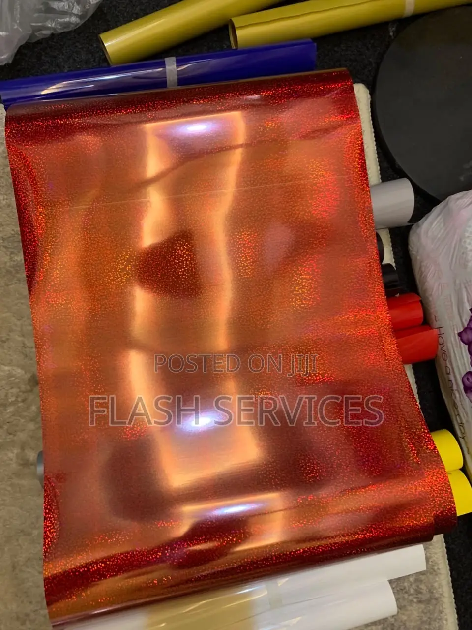 Glitter Holographic Heat Transfer Vinyl (Roll 30cm*50cm)