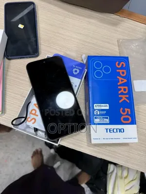 New Tecno Spark 50 128 GB Black