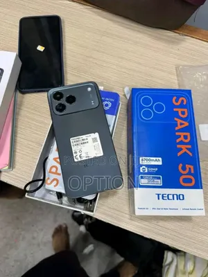 New Tecno Spark 50 128 GB Black