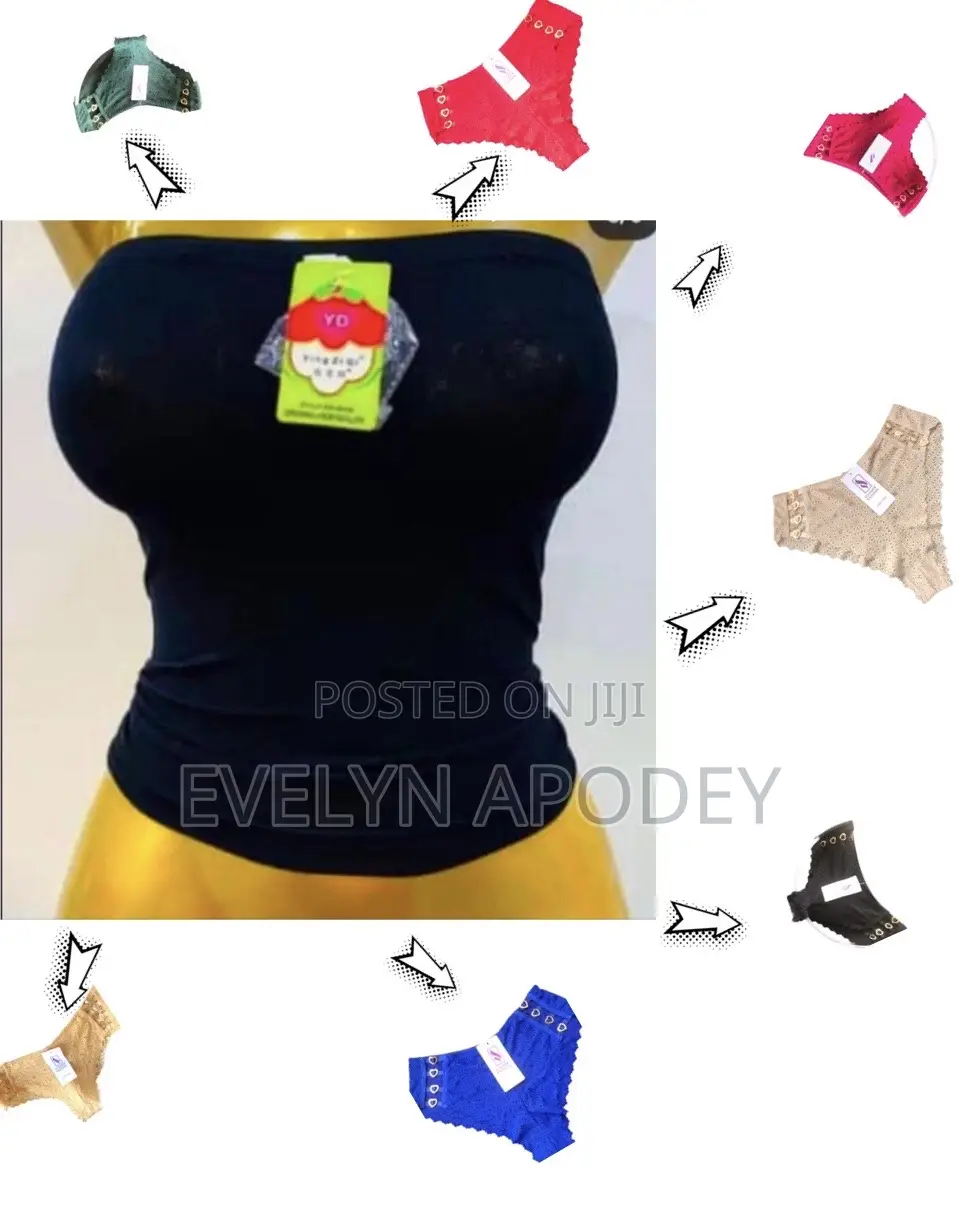 Women Tube Tops,Ladies Bandeau Tube With Hipster Panties Combo