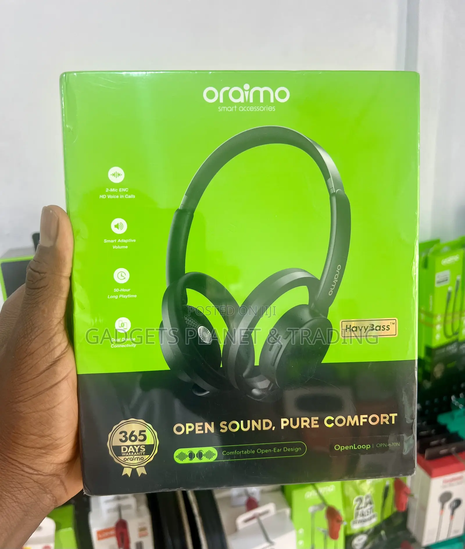 Oraimo Openloop Oraimo Openloop Open-Ear Wireless Headphones