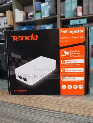 Tenda Ieee802.3at Gigabit Poe Injector/Tenda Poe30g-At