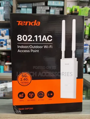 Tenda 802.11ac Indoor/Outdoor Wi-Fi Access Point/ Tenda Oap1200