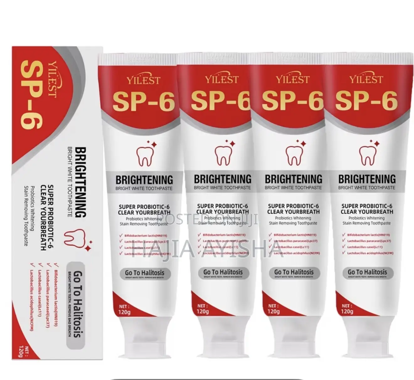 Sp-6 Brightening White Toothpaste (Moq 3)