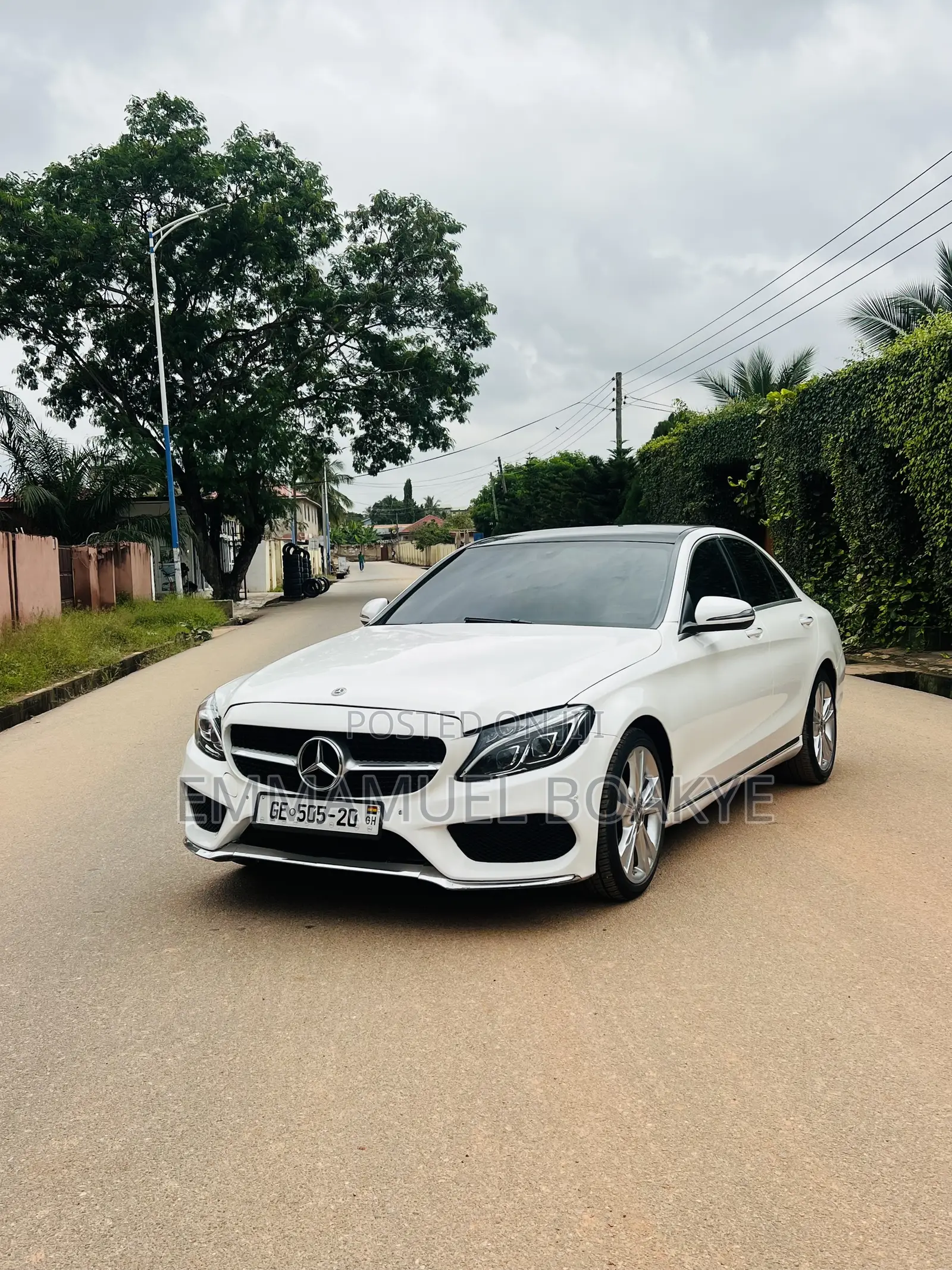 Mercedes-Benz C300 Sport Sedan RWD (2.0L 4cyl 7A) 2016 White