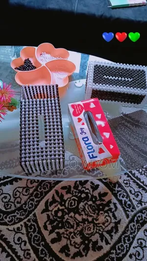 Handmade Bead Tissue Box Covers