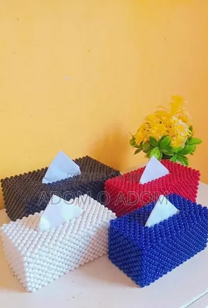 Handmade Bead Tissue Box Covers