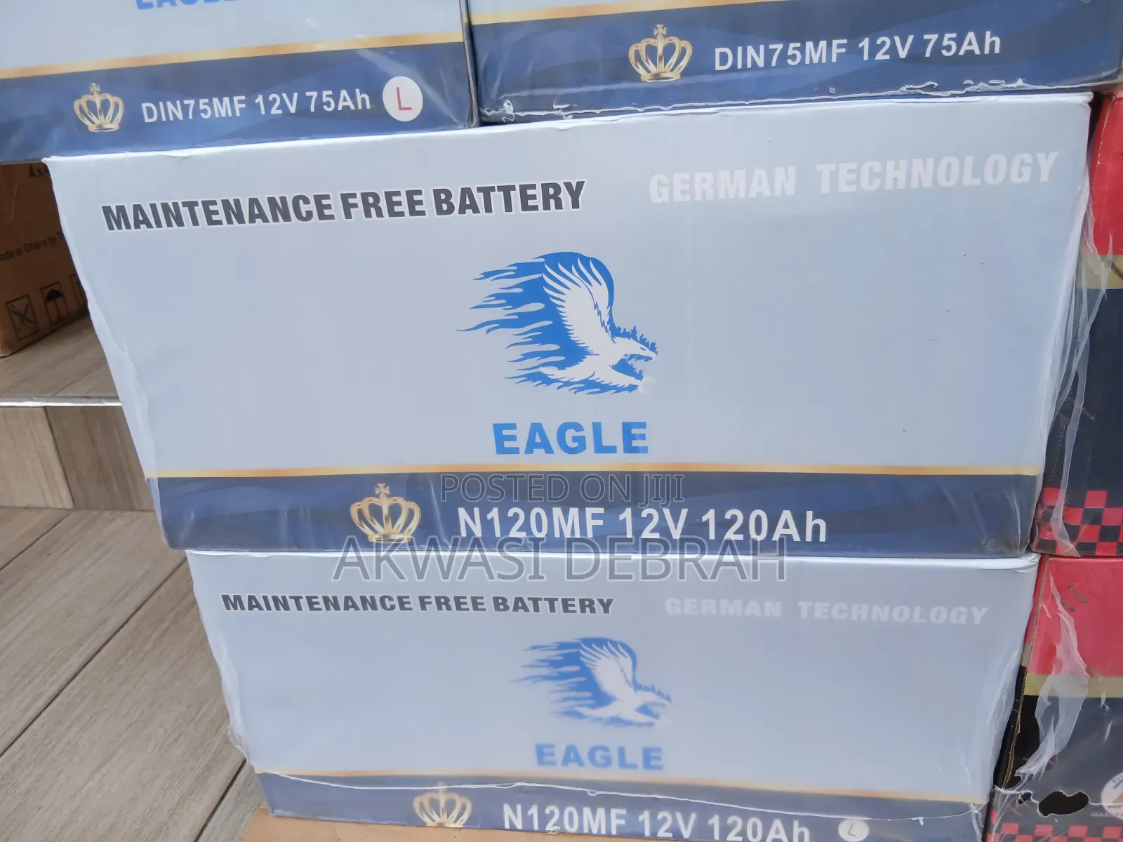 Original Eagle Batteries 24 Plate 120ah, 12v