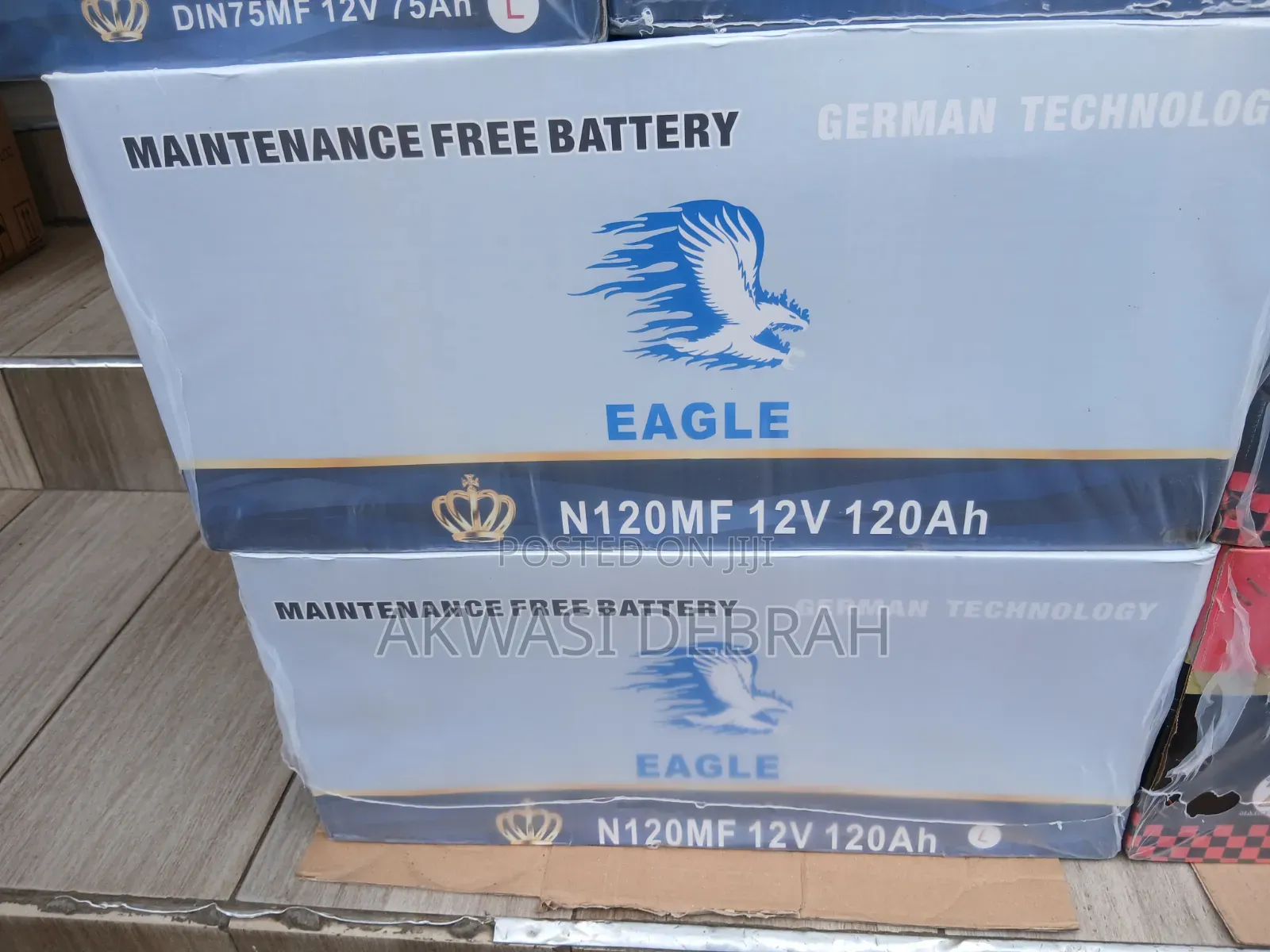 Original Eagle Batteries 24 Plate 120ah, 12v