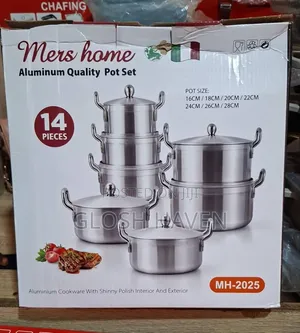 14pcs Aluminium Heavy Cookware Set