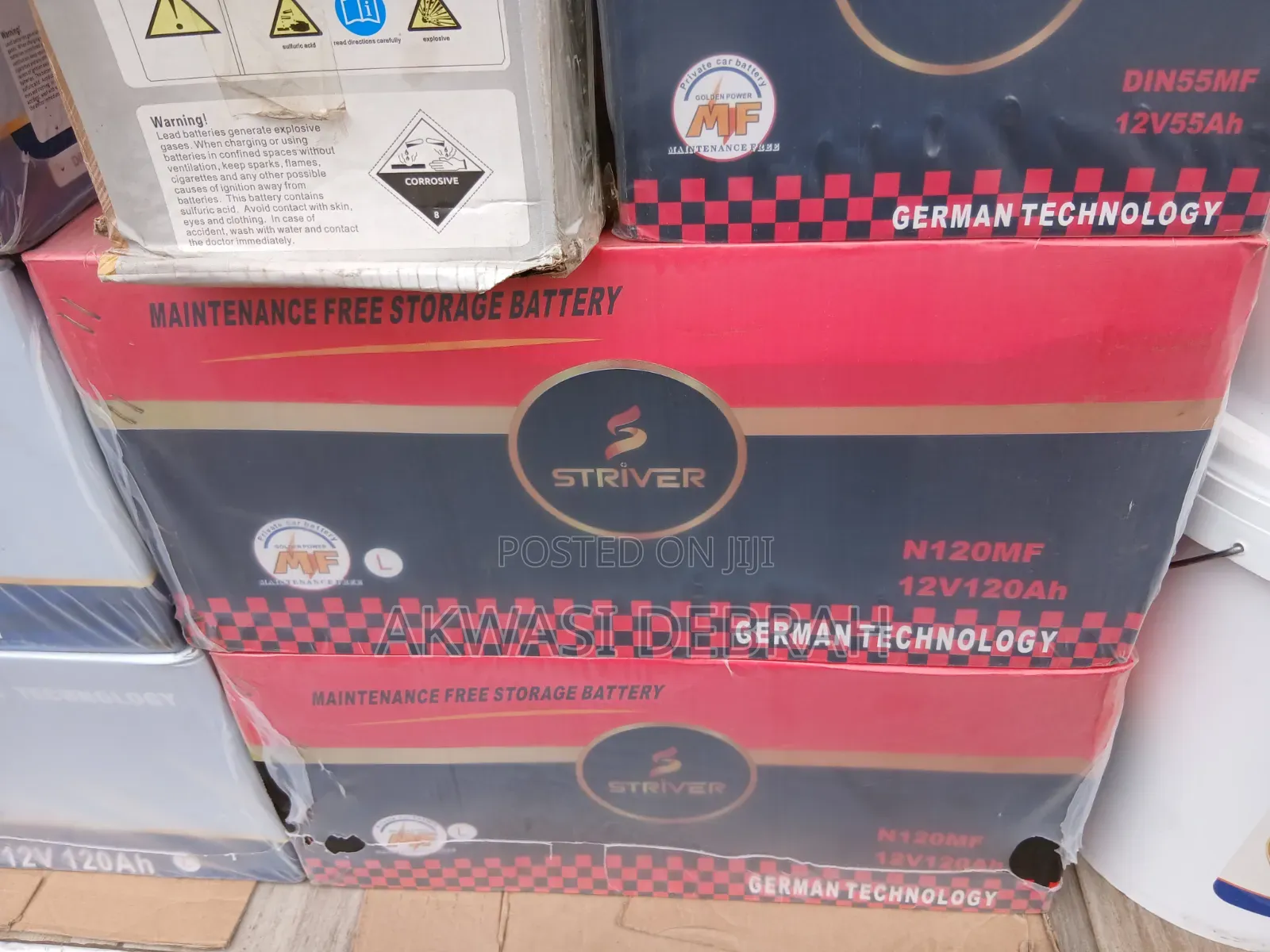 Original Striver Batteries 24 Plate 12v 120ah