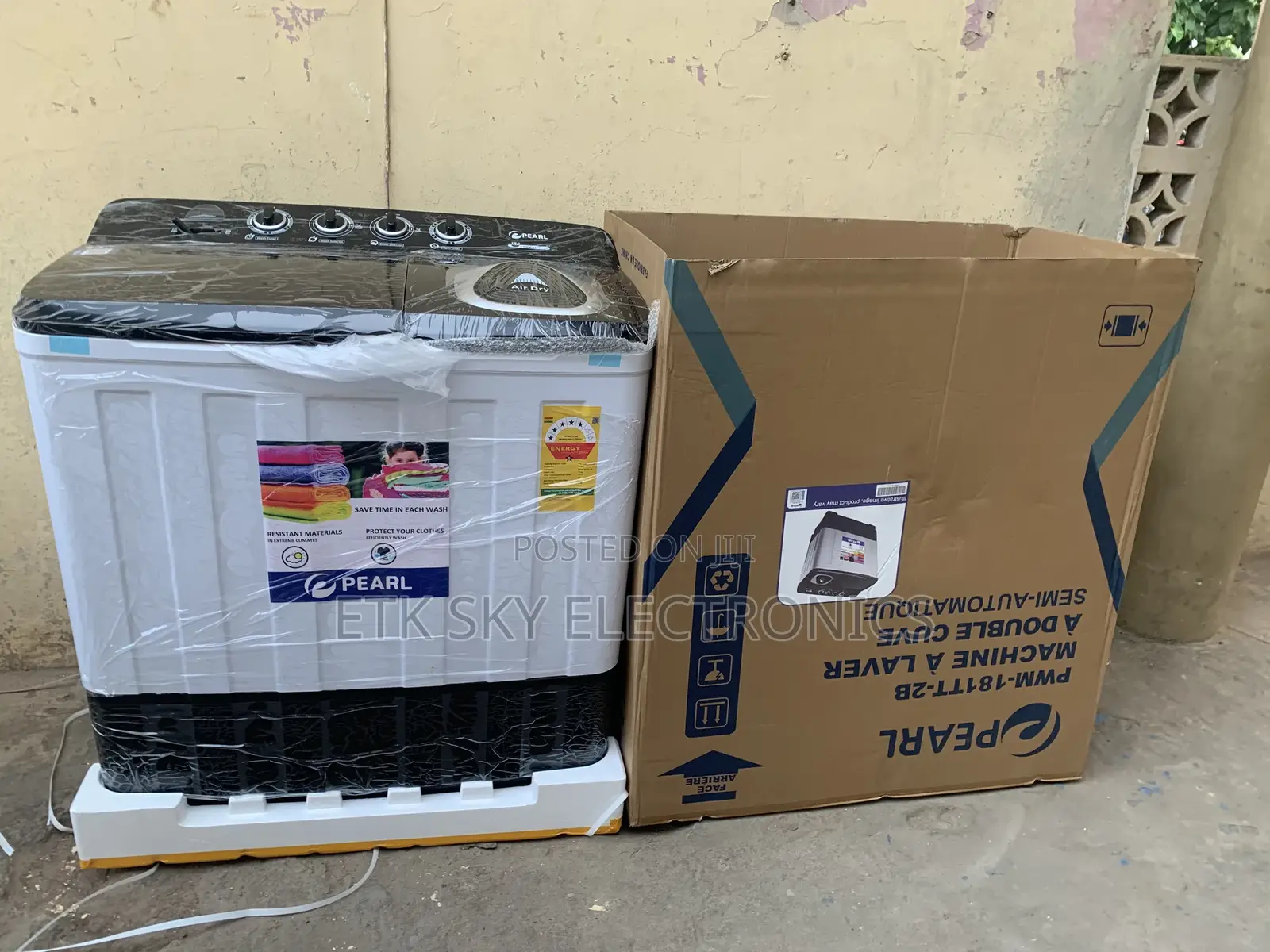 Quality Pearl 18kg Semi Automatic Washing Machine