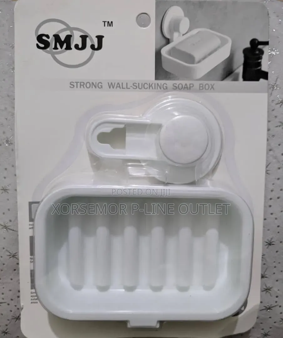Bar Soap Dish - Mounted No-Drilling Self Draining Removable