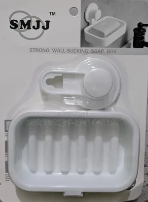 Bar Soap Dish - Mounted No-Drilling Self Draining Removable