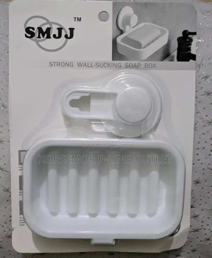 Bar Soap Dish - Mounted No-Drilling Self Draining Removable
