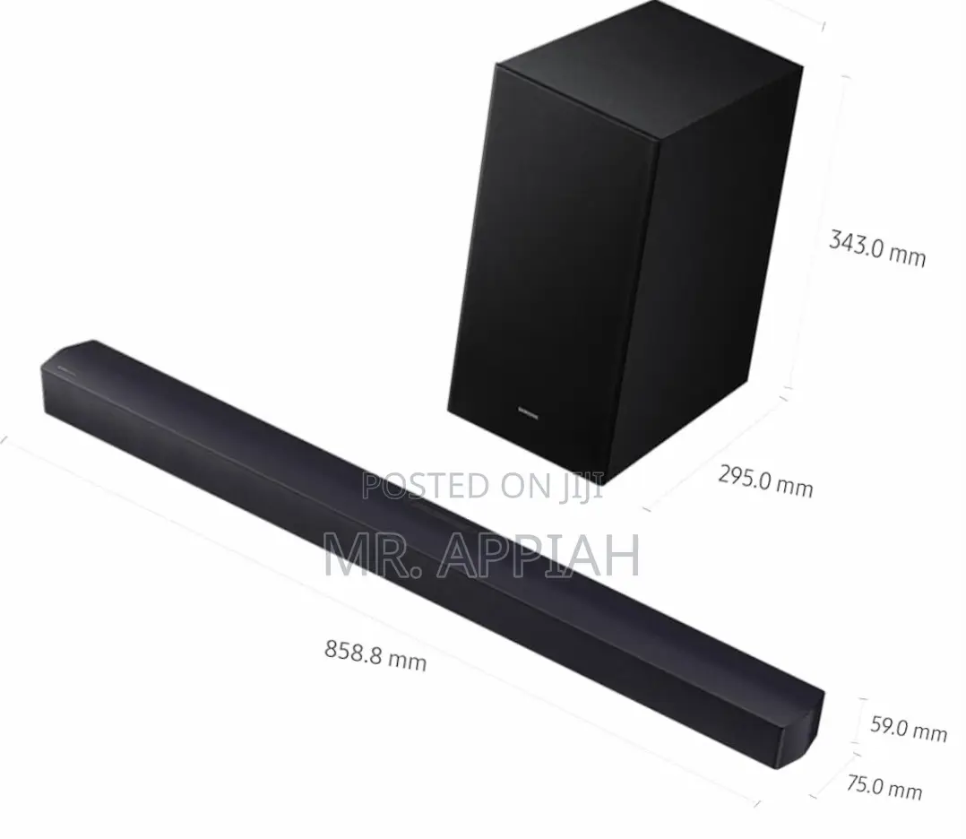 Order Authentic Samsung B450f 2.1channel Sound Bar(Black)300watt