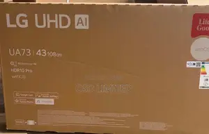 Crystal Clear Entertainment Lg 43" Ua73 Tv