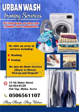We Do Laundry, Washing, Ironing