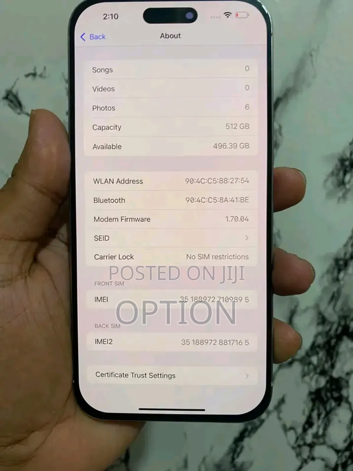 Apple iPhone 16 Pro Max 512 GB Gold