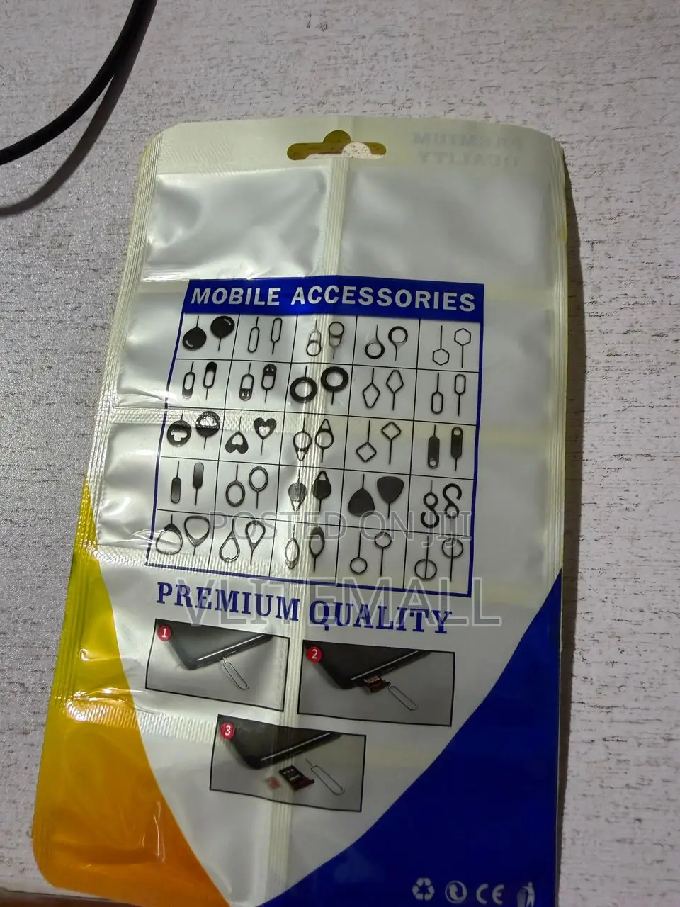 10-Piece Pack of Metal Sim Card Removal Tools