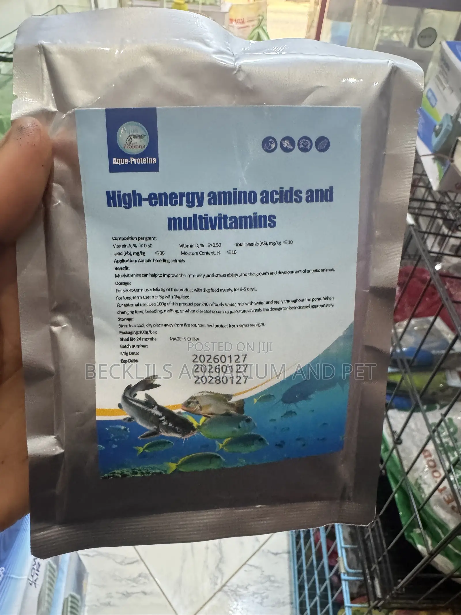 High -energy Amino Acids And Multivitamins For Cats N Tilapia