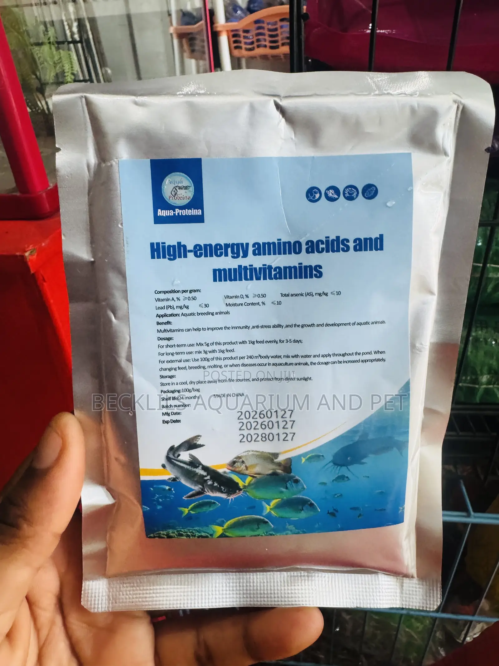 High -energy Amino Acids And Multivitamins For Cats N Tilapia