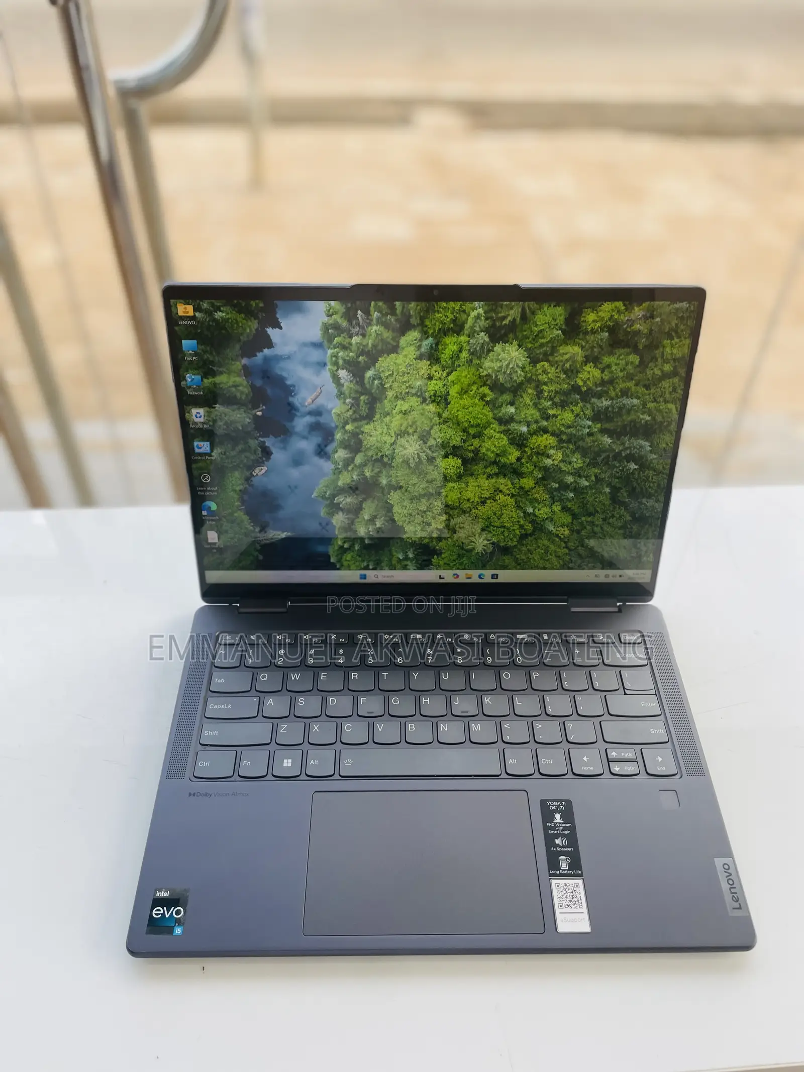 New Laptop Lenovo Yoga 7i 8GB Intel Core i5 SSD 512GB