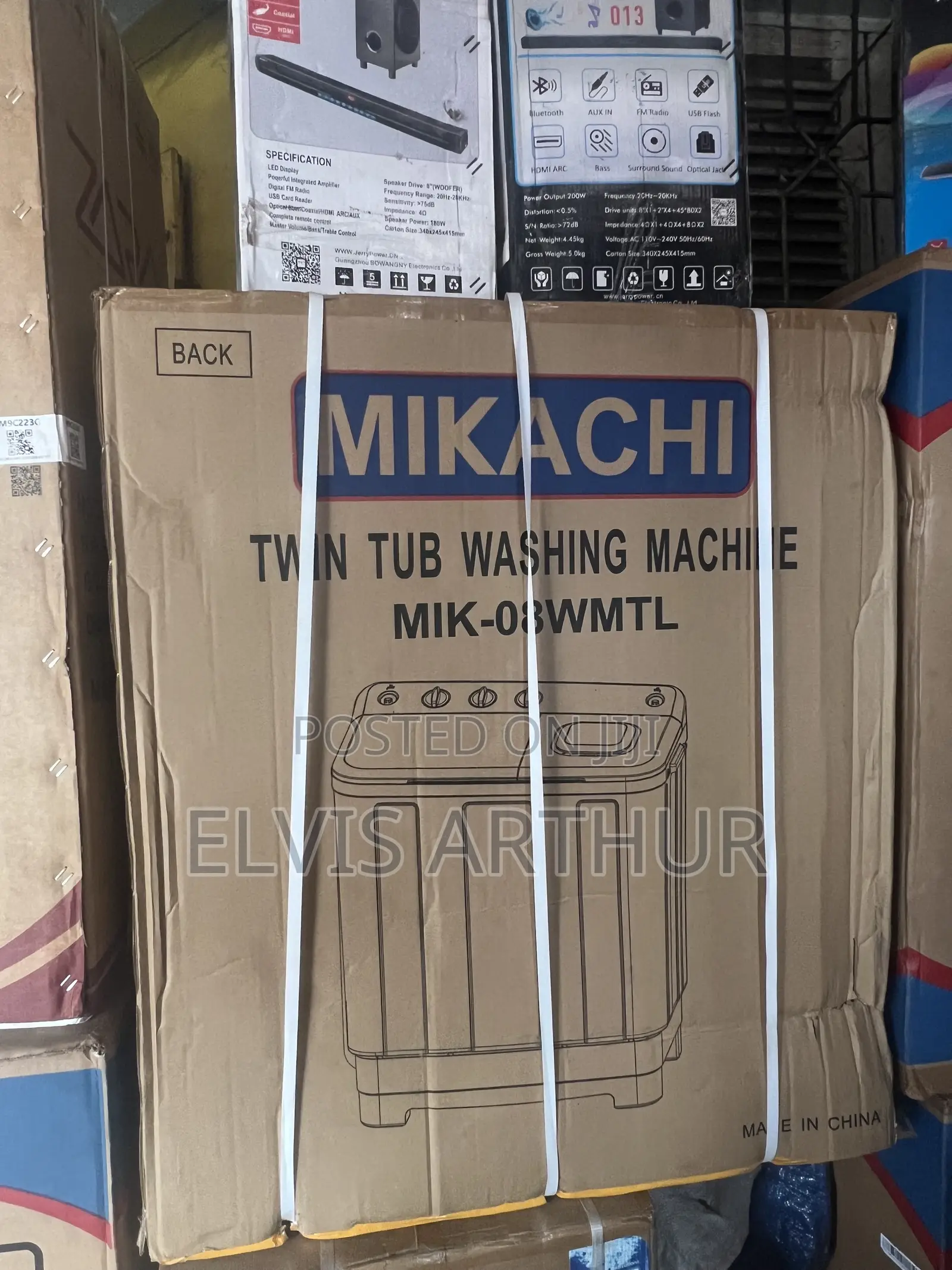 Washing Machine 8kg- 15kg Twin Tub (+ Complete Dry)